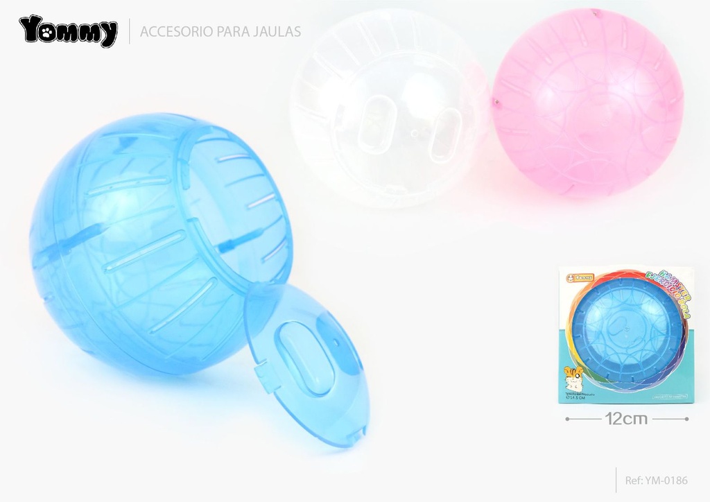 Bola de deporte para hámster 12cm sin soporte para ejercicio