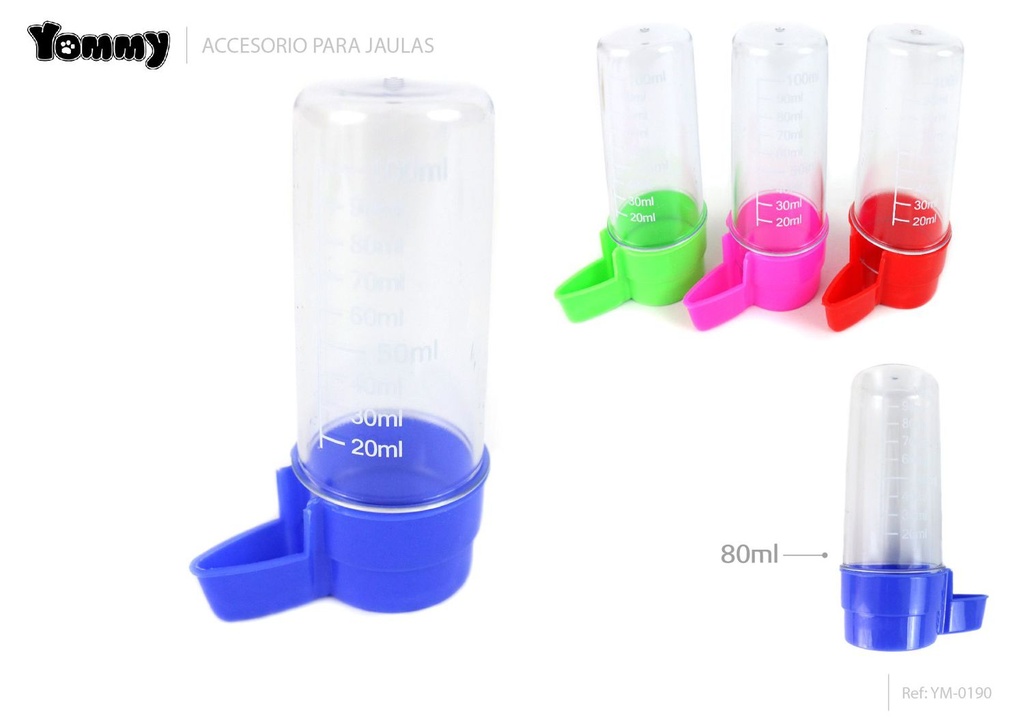 Bebedero para aves 80 ml - Accesorios para mascotas