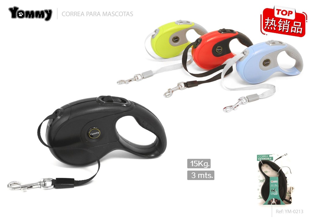 Correa extensible para mascotas 3M - Accesorios para mascotas