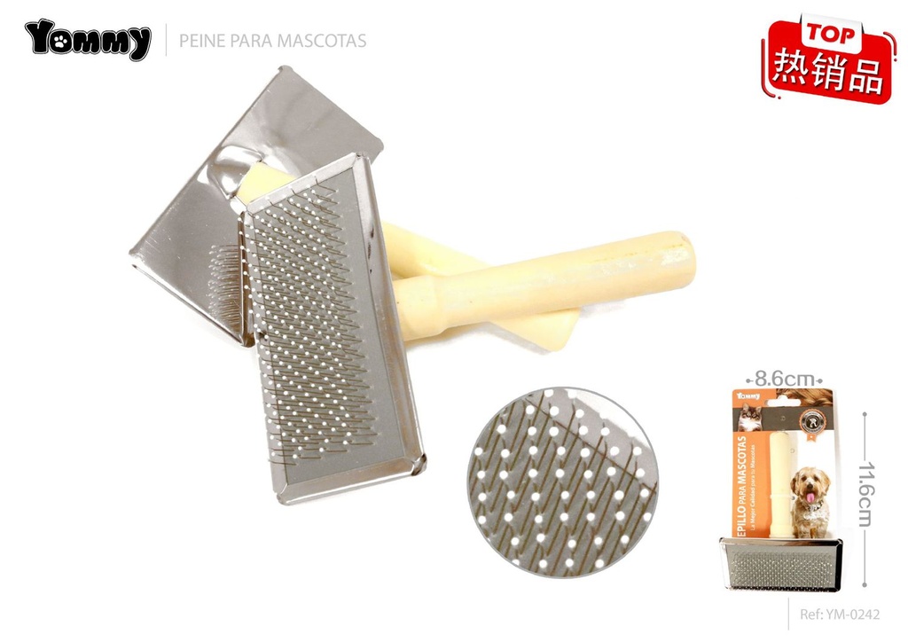 Cepillo de púas para mascotas - Accesorios para mascotas