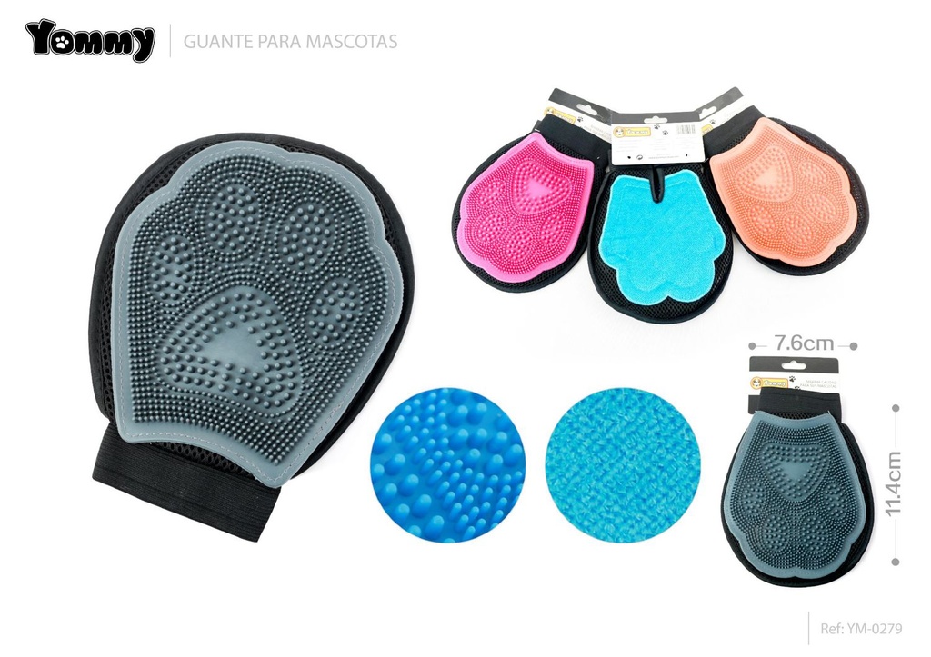 Guantes de baño para mascotas