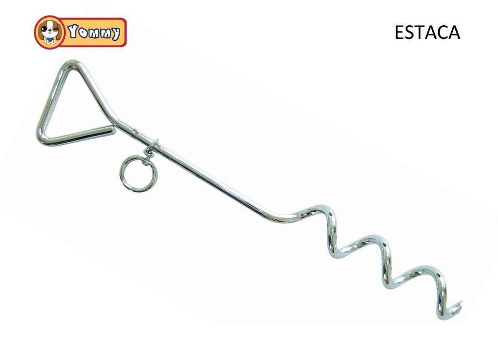 Estaca para perro 8.0mm x 40cm resistente