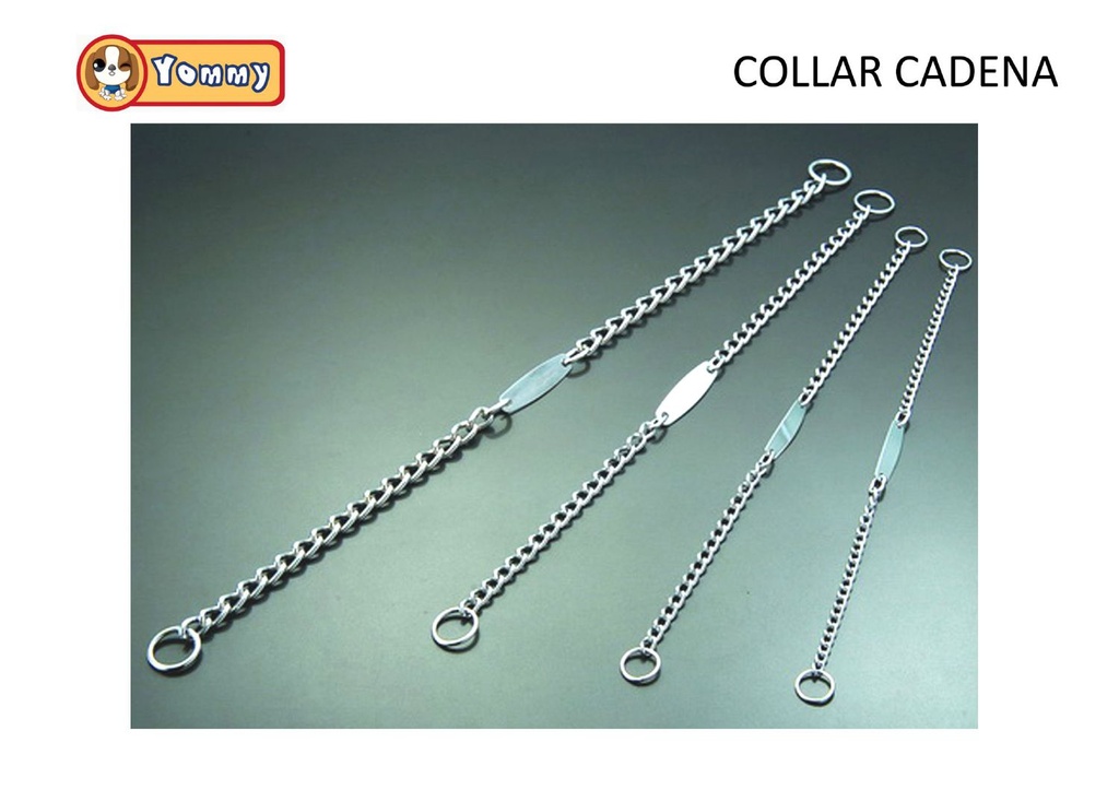 Collar de cadena 3.5x60 cm - Accesorios de ferretería para mascotas