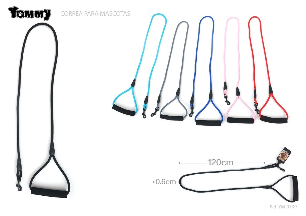 Correa para mascotas 0.6*120 cm - Accesorios para mascotas