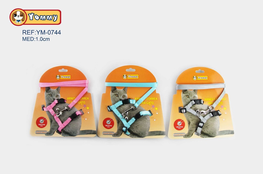 Arnés y correa para gato 1.0cm - Accesorios para gatos