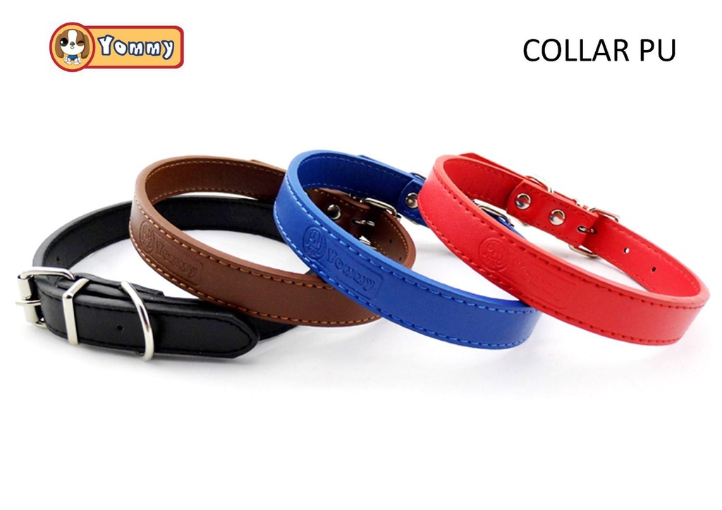 Collar PU LOGO 1.5*35 cm - Accesorios para mascotas