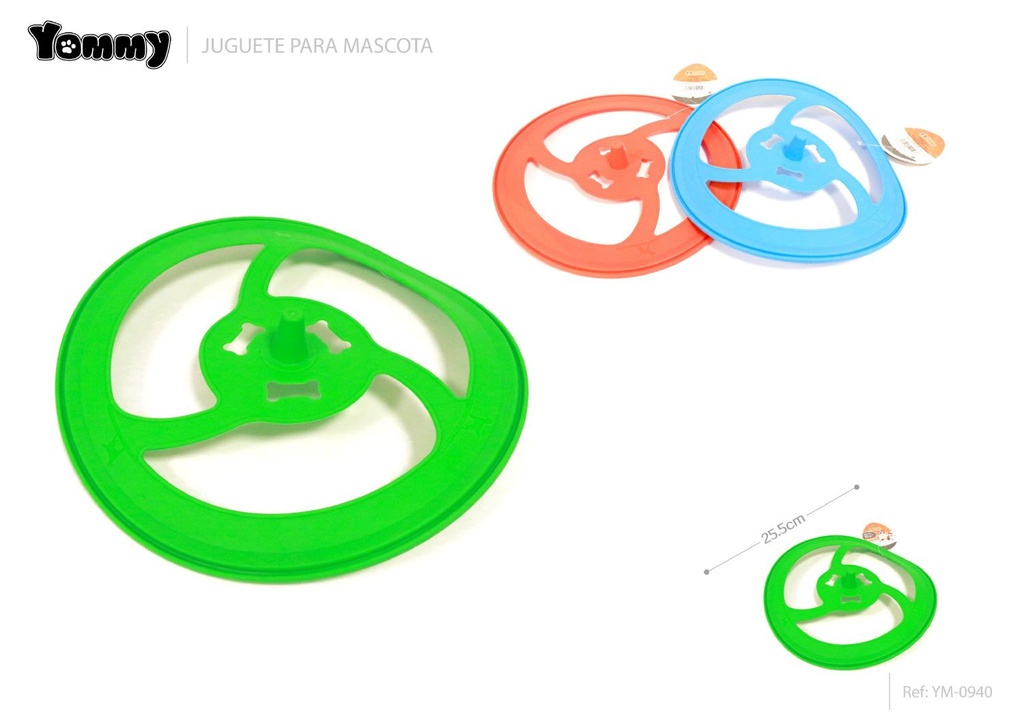 Juguete Frisbee 25.5CM - Juguetes para mascotas