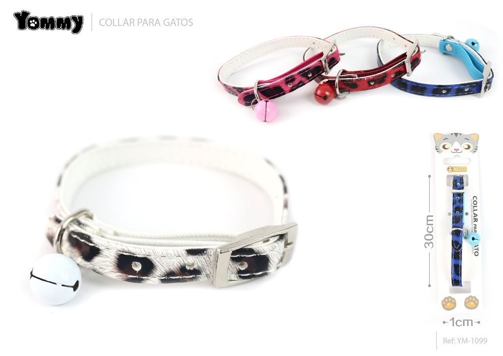 Collar para gatos 1.0*30cm - Accesorios para mascotas