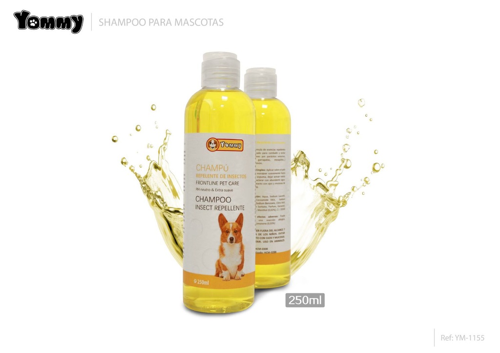 Champú repelente uso frecuente para perros 250ml