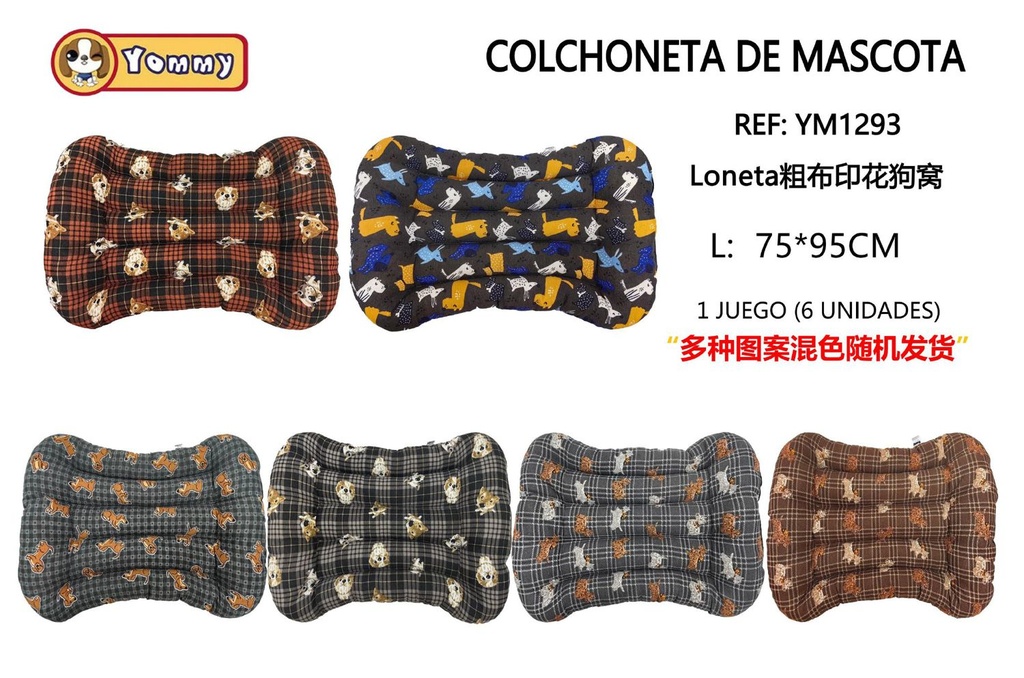 Colchoneta para perros de hueso 100*80 cm - Productos básicos para mascotas