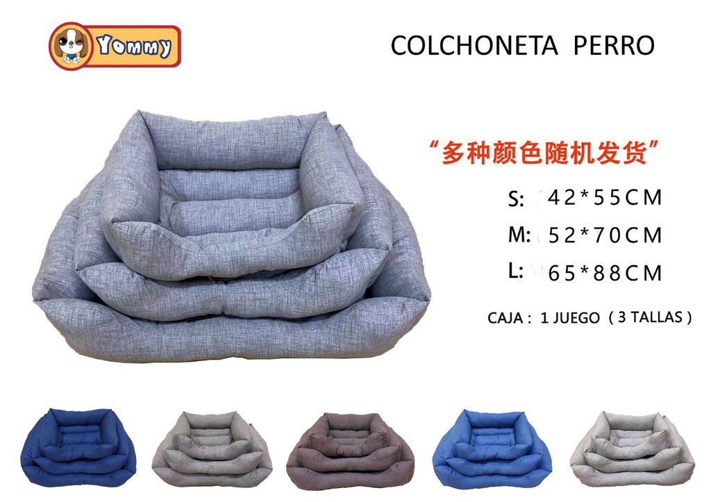 Cuna para mascotas color neutro 3 piezas - Accesorios para mascotas
