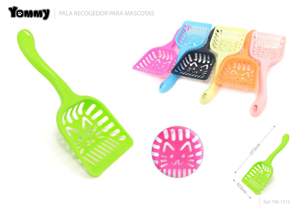 Paleta para arena de gatos 27.5x12.5 cm - Accesorios para mascotas