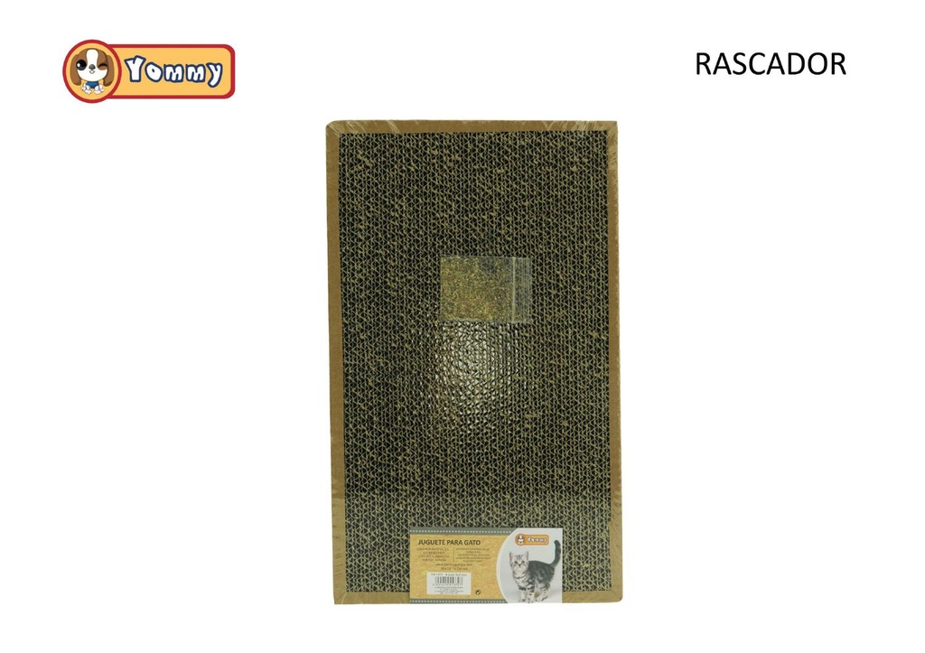 Rascador para gatos 37.5x23x3.5cm