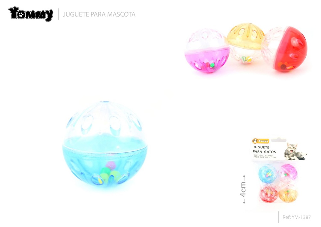 Juguete para gatos 4cm - Accesorios para gatos y entretenimiento