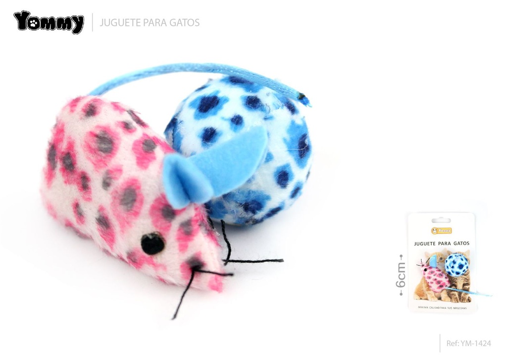 Juguete de peluche para gatos de 6 cm - Juguetes para mascotas