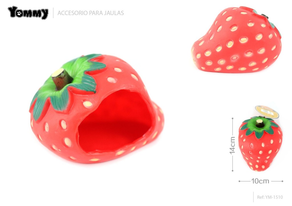 Juguete de vinilo casita para hámster 14x10x8.5 cm - Juguetes para mascotas