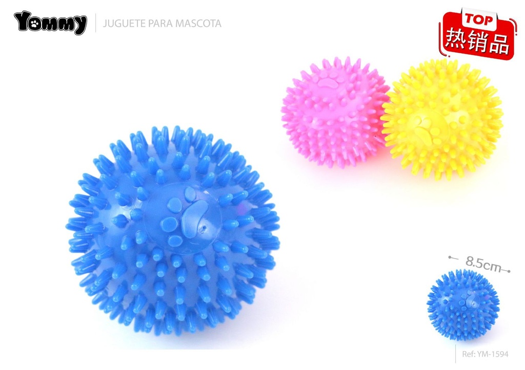 Juguete de caucho con huella 8.5 cm - Juguetes para mascotas