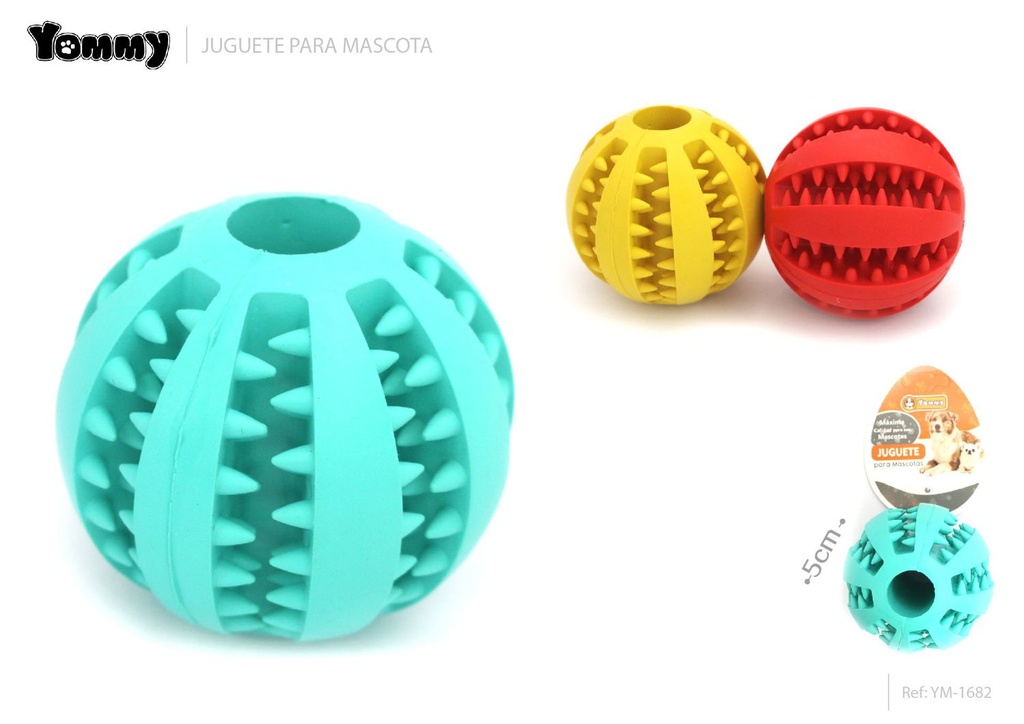 Juguete de goma para morder 5cm - Juguetes para mascotas