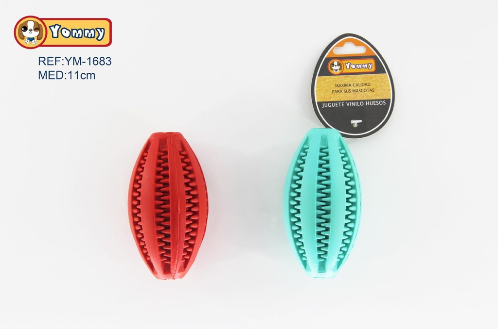 Juguete de goma para masticar 11 cm - Accesorios para mascotas