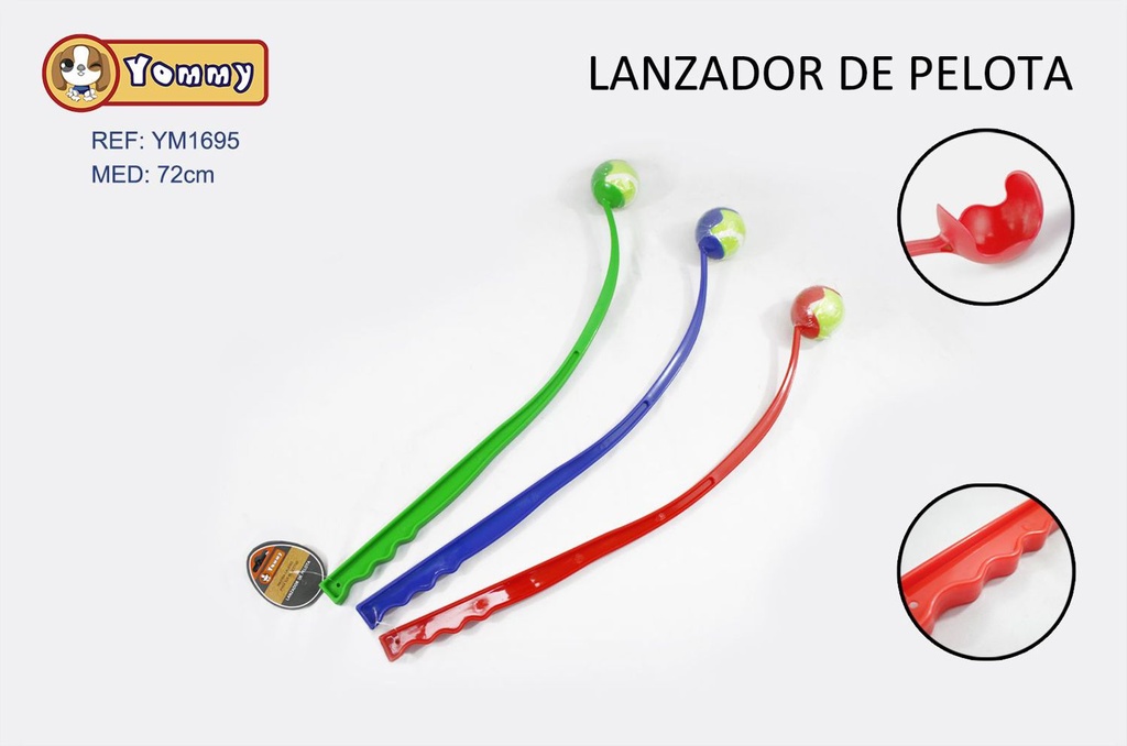 Lanzador de pelota para perros 72cm