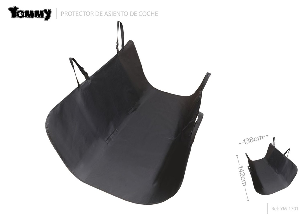 Protector de asientos para mascotas 138x142cm - Accesorios de viaje