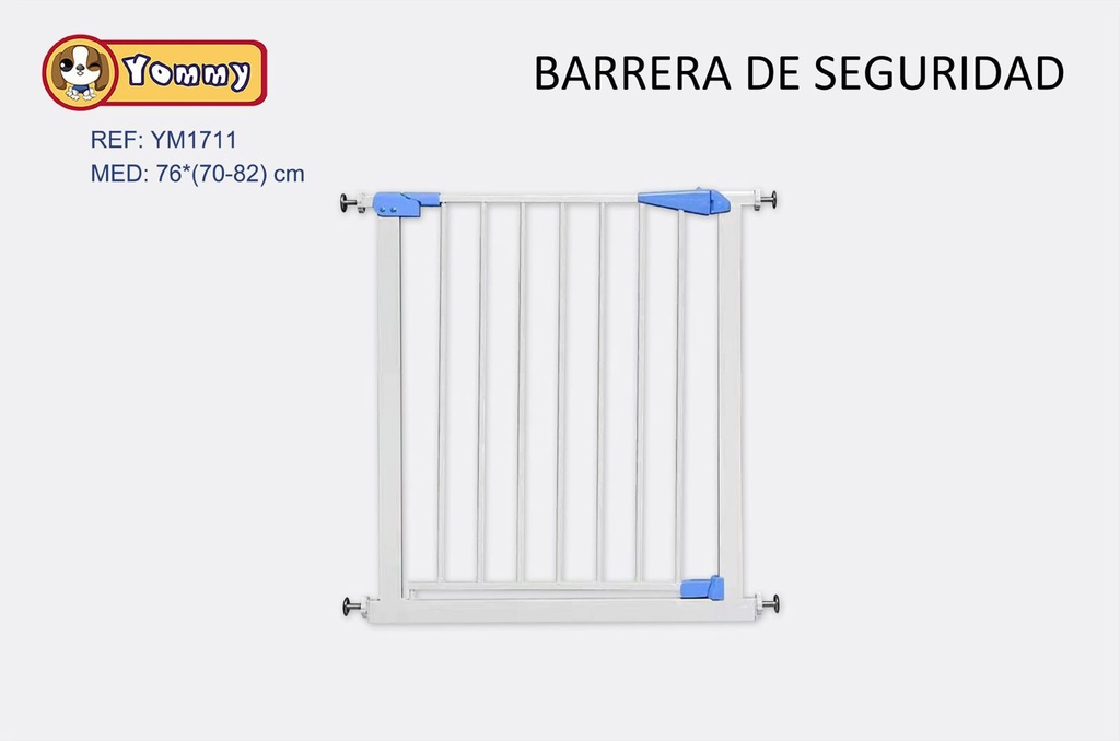 Barrera de seguridad para mascotas 76x70cm