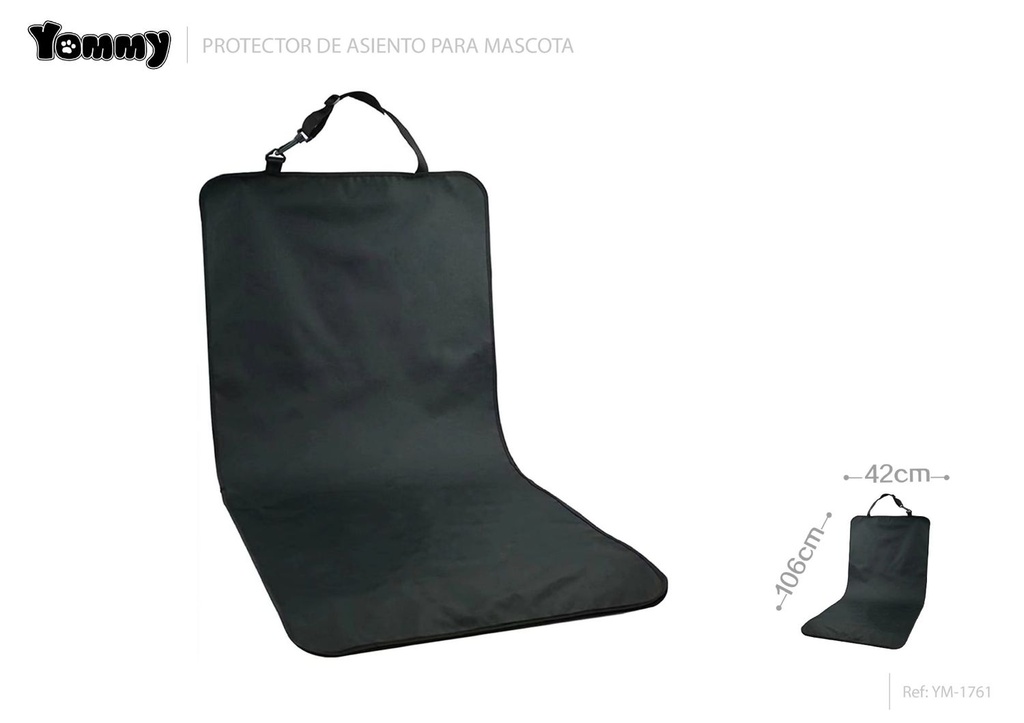Protector de asientos para mascotas 106x42cm - Accesorios de viaje con mascotas