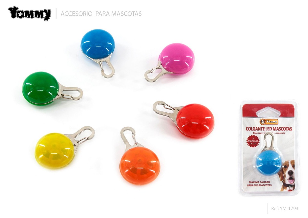 Colección de colgantes LED para mascotas - Accesorios para mascotas