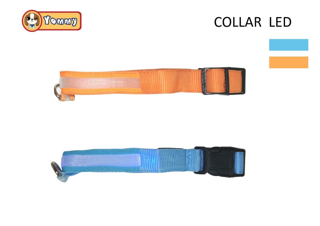 Collar LED para mascotas M 30-42cm