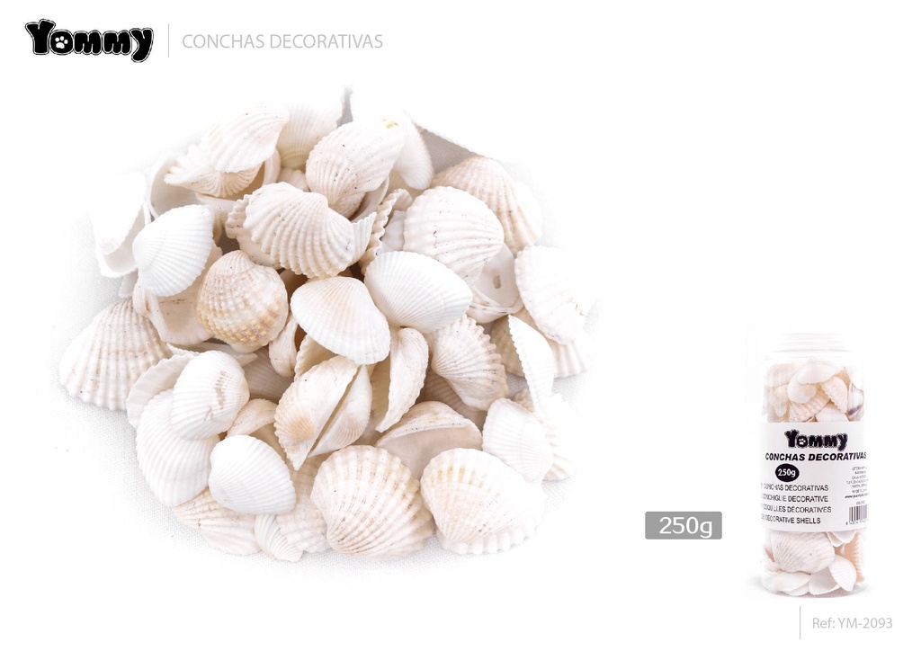 Conchas decorativas 240g para acuarios