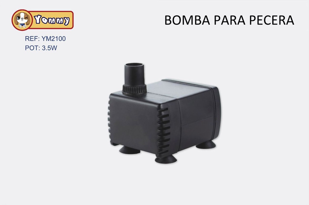 Bomba para pecera 3.5W 200L/h para acuarios