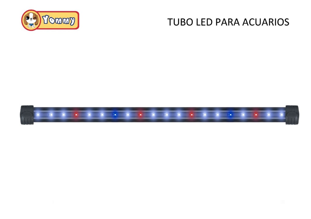 Luz LED blanca y azul para acuarios 20 cm - Iluminación y accesorios acuáticos