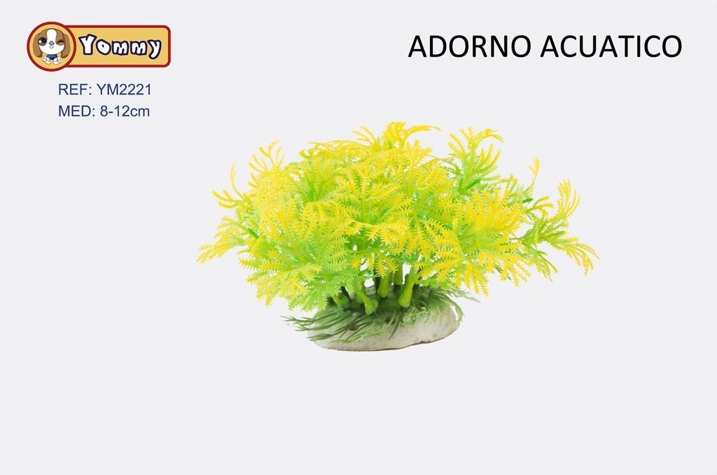 Adorno acuático de plástico 8-12 cm para acuarios