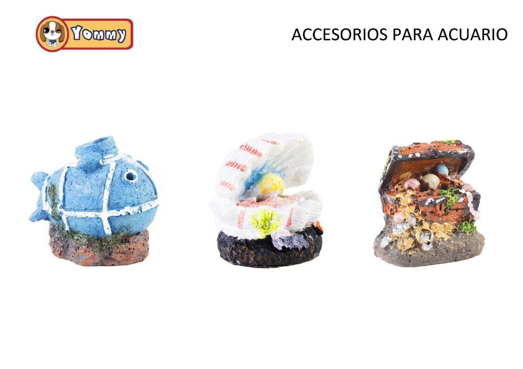 Accesorios para acuario - Montaje de resina