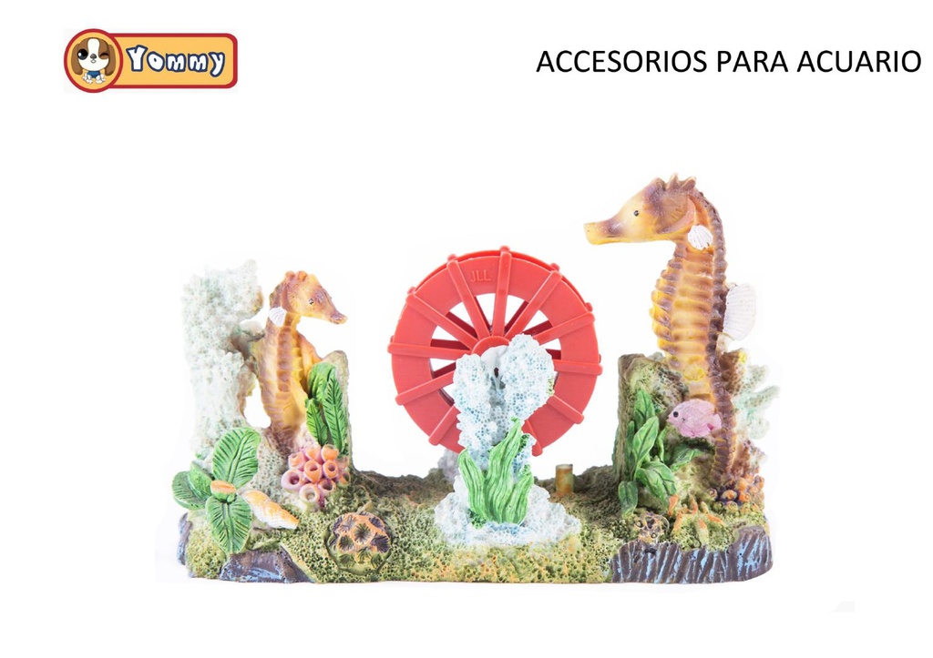 Accesorios para acuario 16.5x6x11cm imitación de montaña de resina