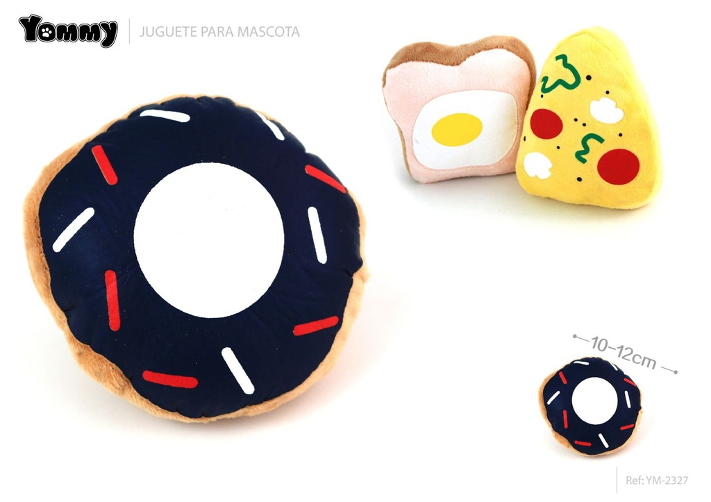 Juguete de peluche de pizza, tarta y pastel 10-12 cm - Juguetes de peluche
