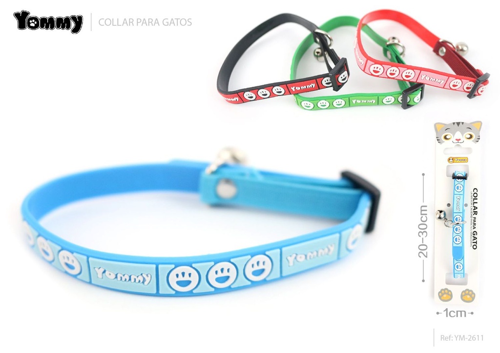 Collar para gato 1.0*30 cm - Collar para gatos