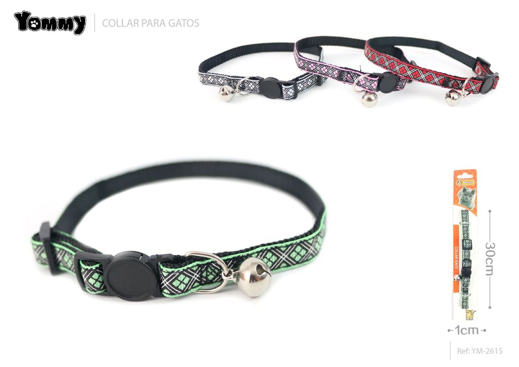 Collar para gato 1.0*30cm - Accesorios para gatos