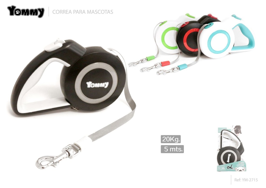Correa extensible para mascotas 5m - Accesorios para mascotas