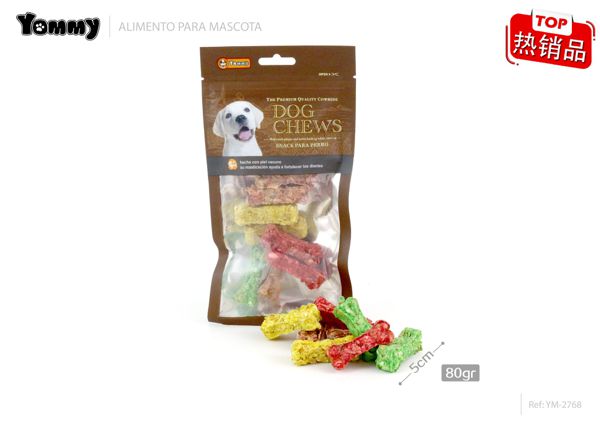 Hueso comestible para perro 5cm*2cm*1cm, snacks para mascotas