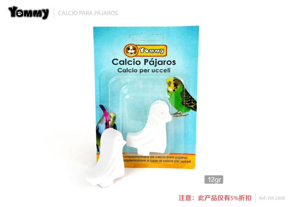 Alimento de calcio para pájaros 12g