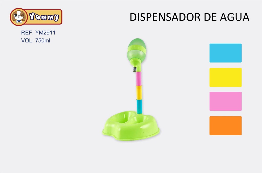 Dispensador de agua 750ml para perros