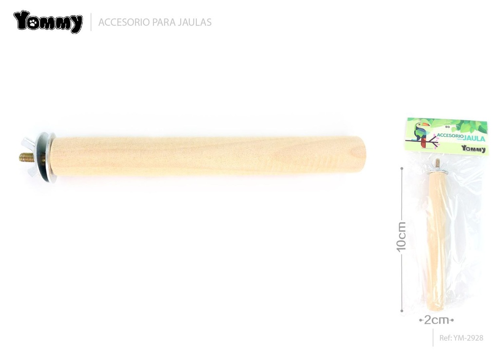 Agujero de percha de madera - Accesorios para aves