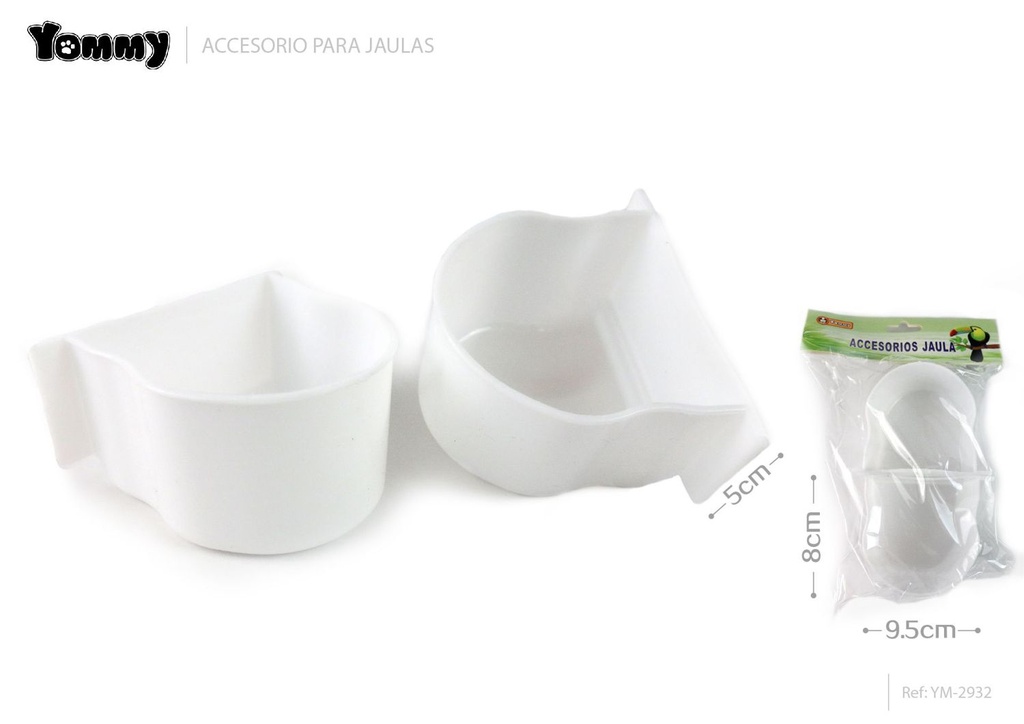 Acessorios para jaulas de pájaros 2 piezas 9.5*8*5cm - Accesorios para mascotas