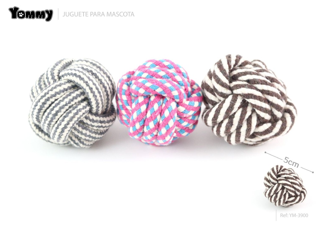 Juguete de hilo de algodón 5 cm - Juguetes para mascotas