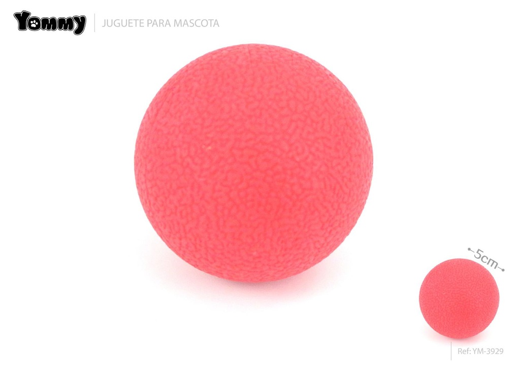 Juguete de goma en forma de bola 5 cm - Accesorios de mascotas