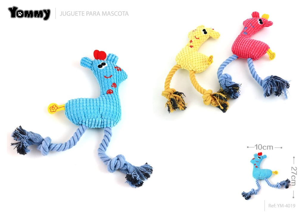 Peluche de maíz pequeño 27x10 CM - Juguete para mascotas