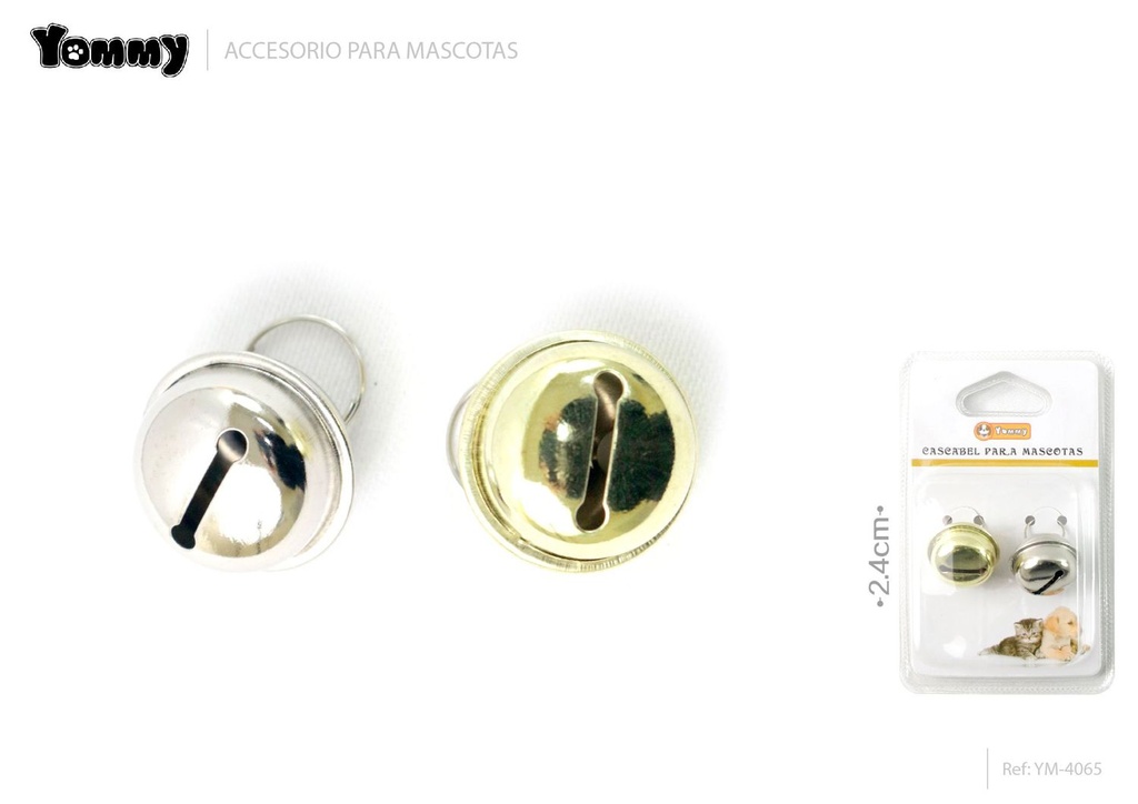 Cascabel para mascotas diámetro 24 mm - Accesorios para mascotas