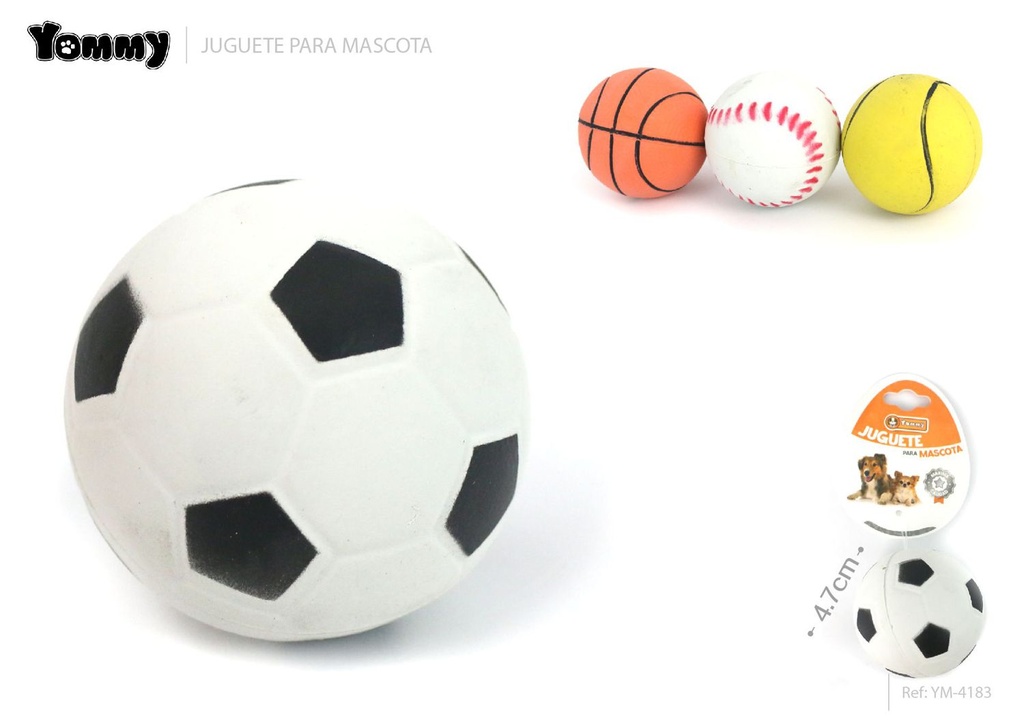 Juguete de goma espumada 4.7 cm - Pelota para mascotas