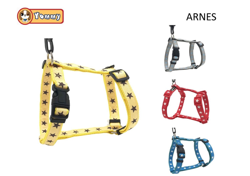 Arnés para mascotas con estrella 1.9x35-50cm accesorios